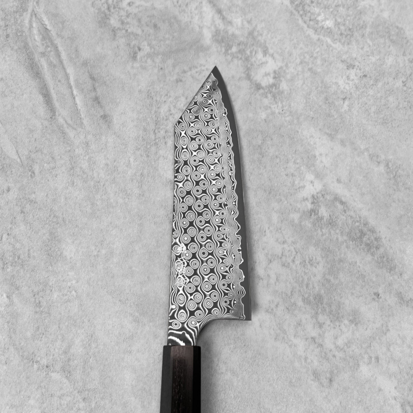 Nigara Hamono Anmon "Raindrop Damascus" SG2 Bunka 180mm