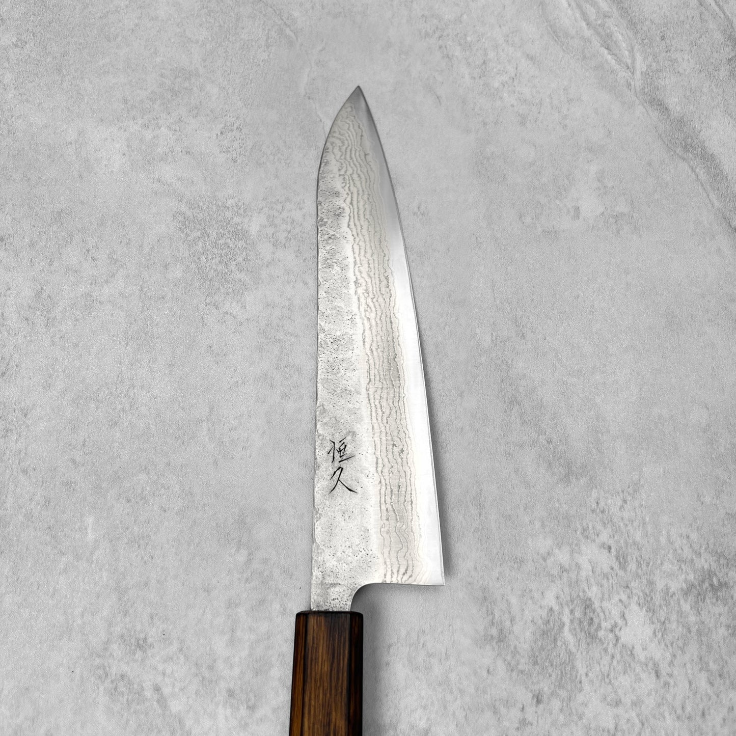 Tsunehisa 440C Nashiji Damascus Gyuto 210mm