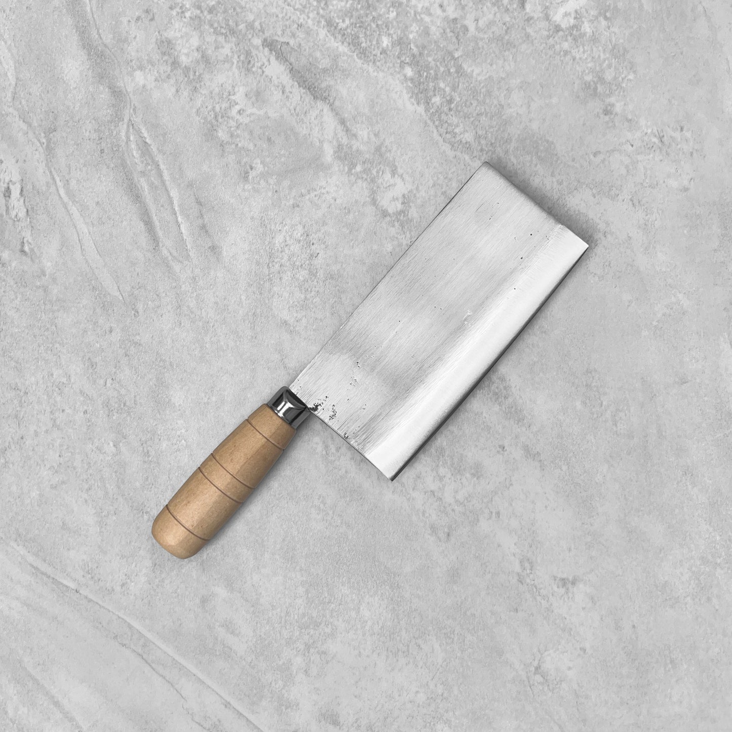 Hatsukokoro Sentan White #2 Migaki Cleaver 170mm