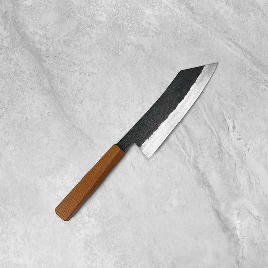 Abe Isamitsu White #1 Kurouchi Kiritsuke Gyuto 180mm