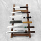 6-Tier Walnut Knife Stand