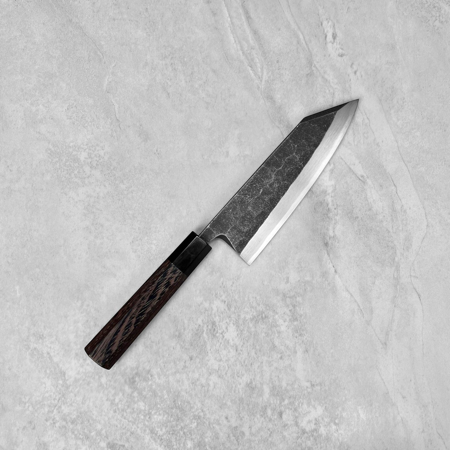 Hatsukokoro x Myojin Shirasagi Blue #2 Kurouchi Kiritsuke Deba