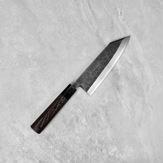 Hatsukokoro x Myojin Shirasagi Blue #2 Kurouchi Kiritsuke Deba