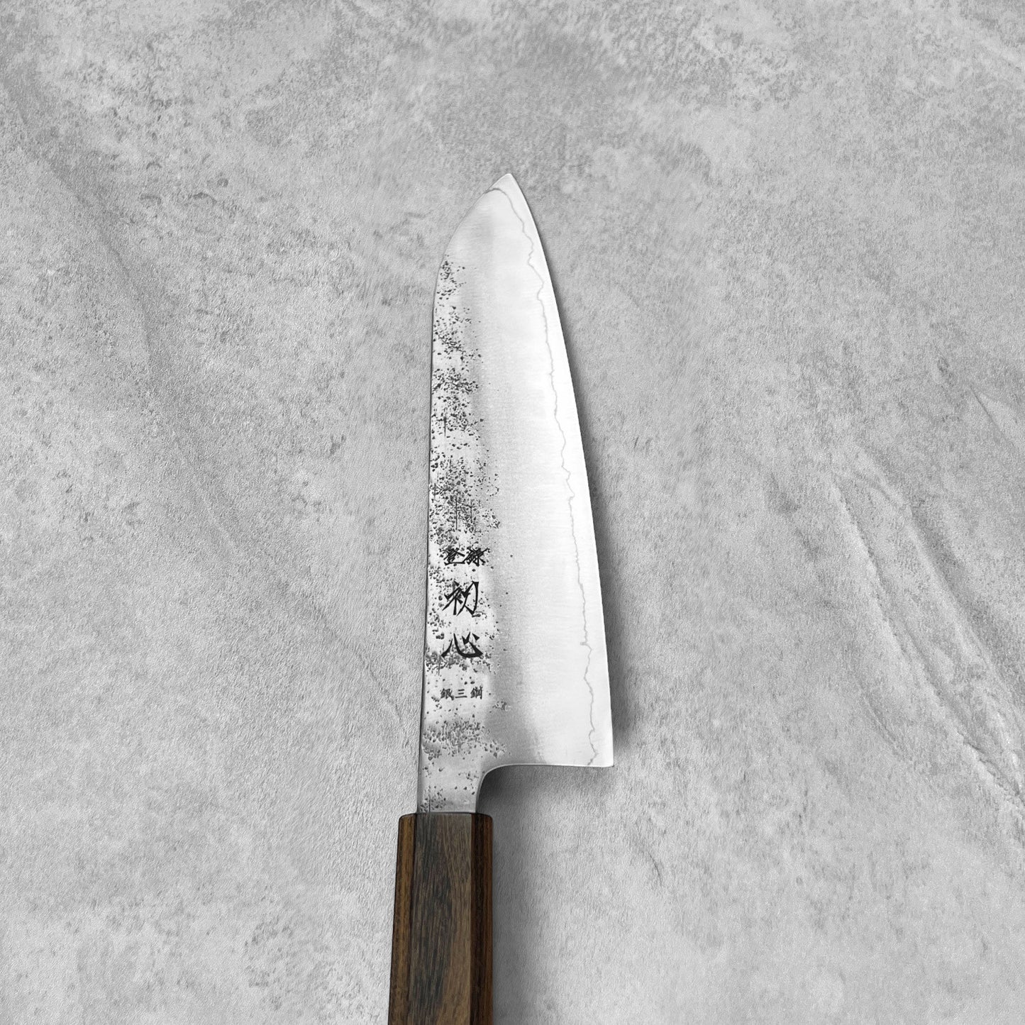 Hatsukokoro Ginrei Ginsan Nashiji Santoku 170mm