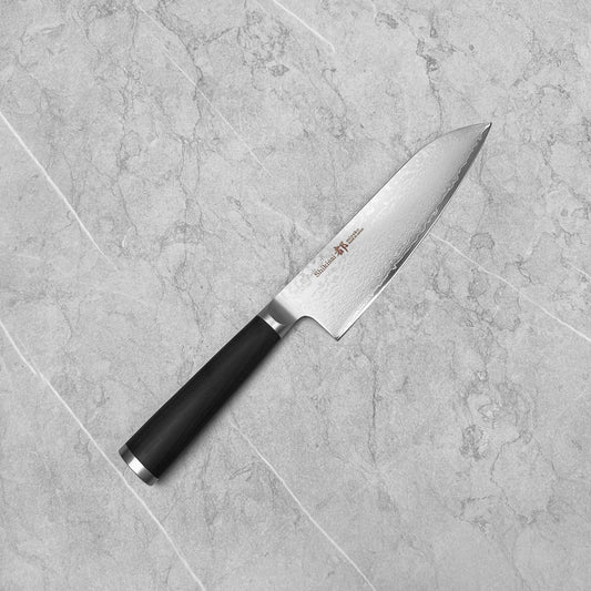 Shikisai Miyako AUS-8 Damascus Santoku 180mm