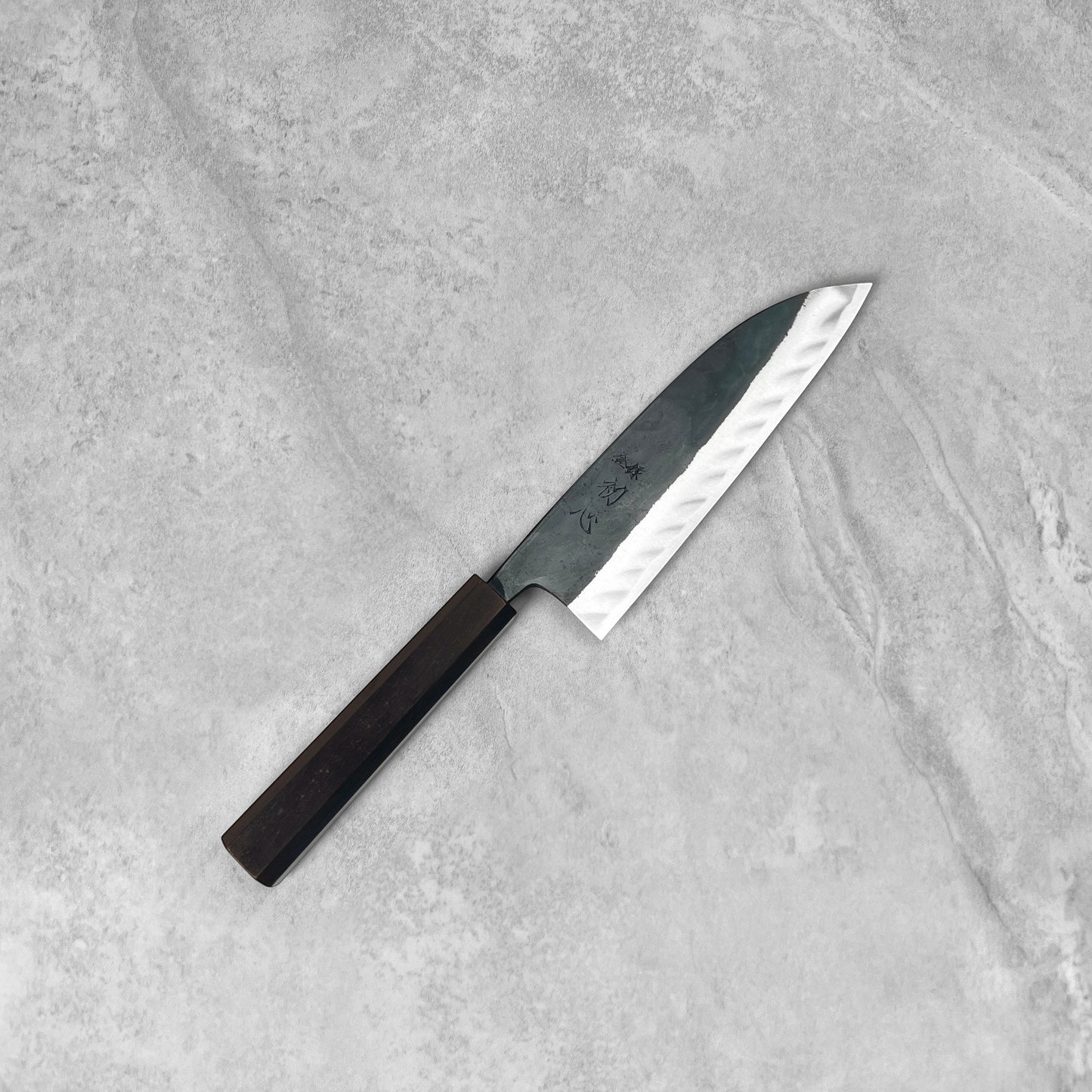Hatsukokoro Kuronami Blue #2 Kurouchi Santoku 165mm