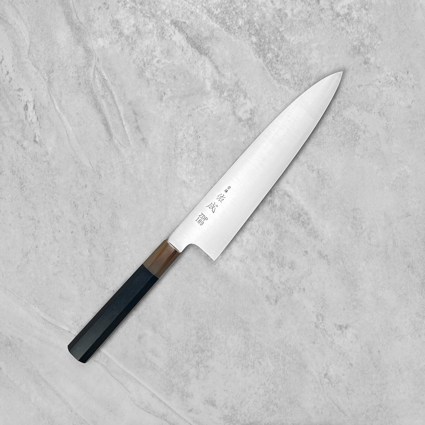 Sukenari ZDP189 Hairline Migaki Gyuto