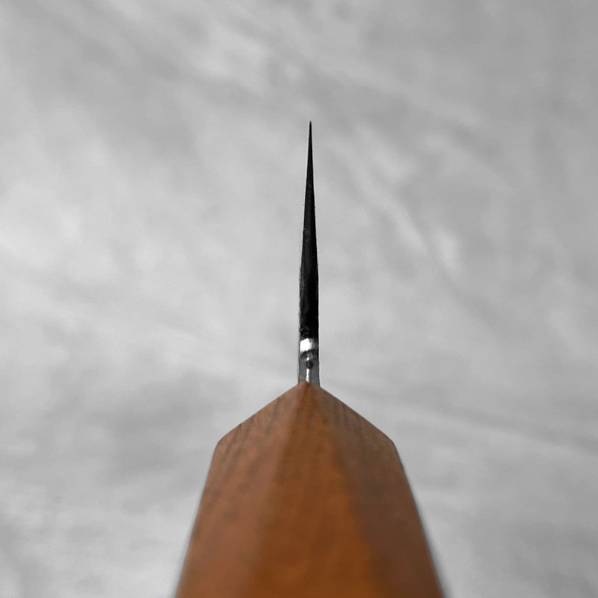 Abe Isamitsu White #1 Kurouchi Kiritsuke Gyuto 180mm