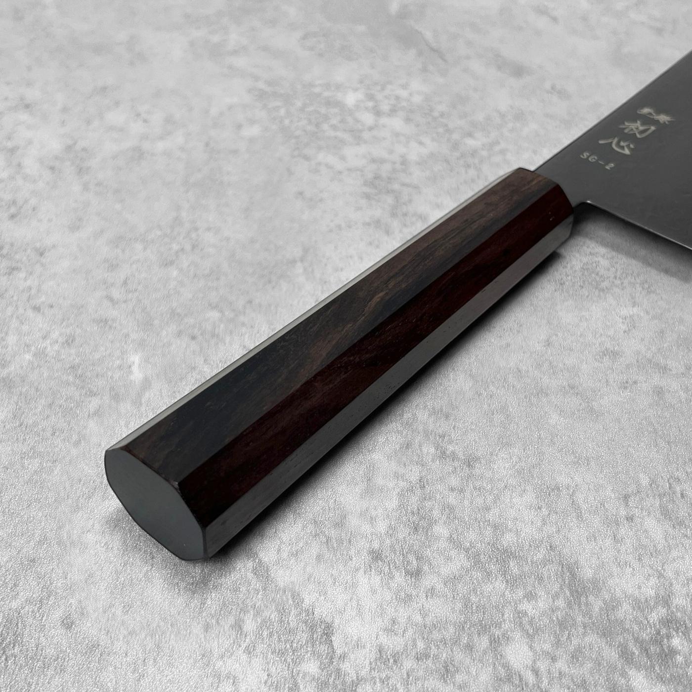 Hatsukokoro Ryuhyo Black SG2 Damascus Gyuto