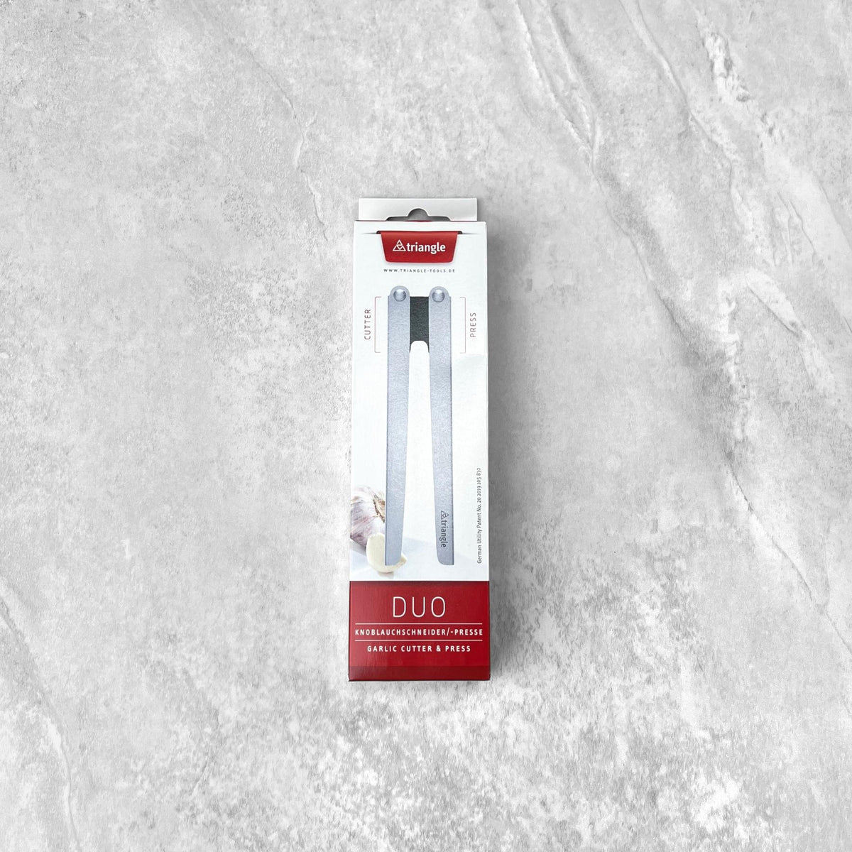 triangle Garlic Cutter & Press Duo