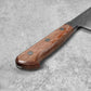 Takamura Chromax Tsuchime Brown Western Santoku 170mm