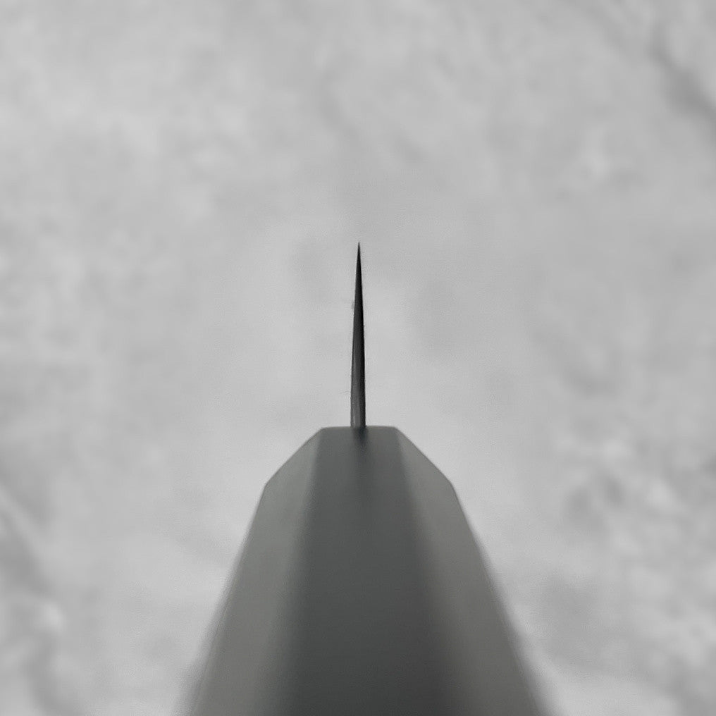 Nigara Hamono Anmon "Raindrop Damascus" SG2 Kiritsuke Petty 150mm