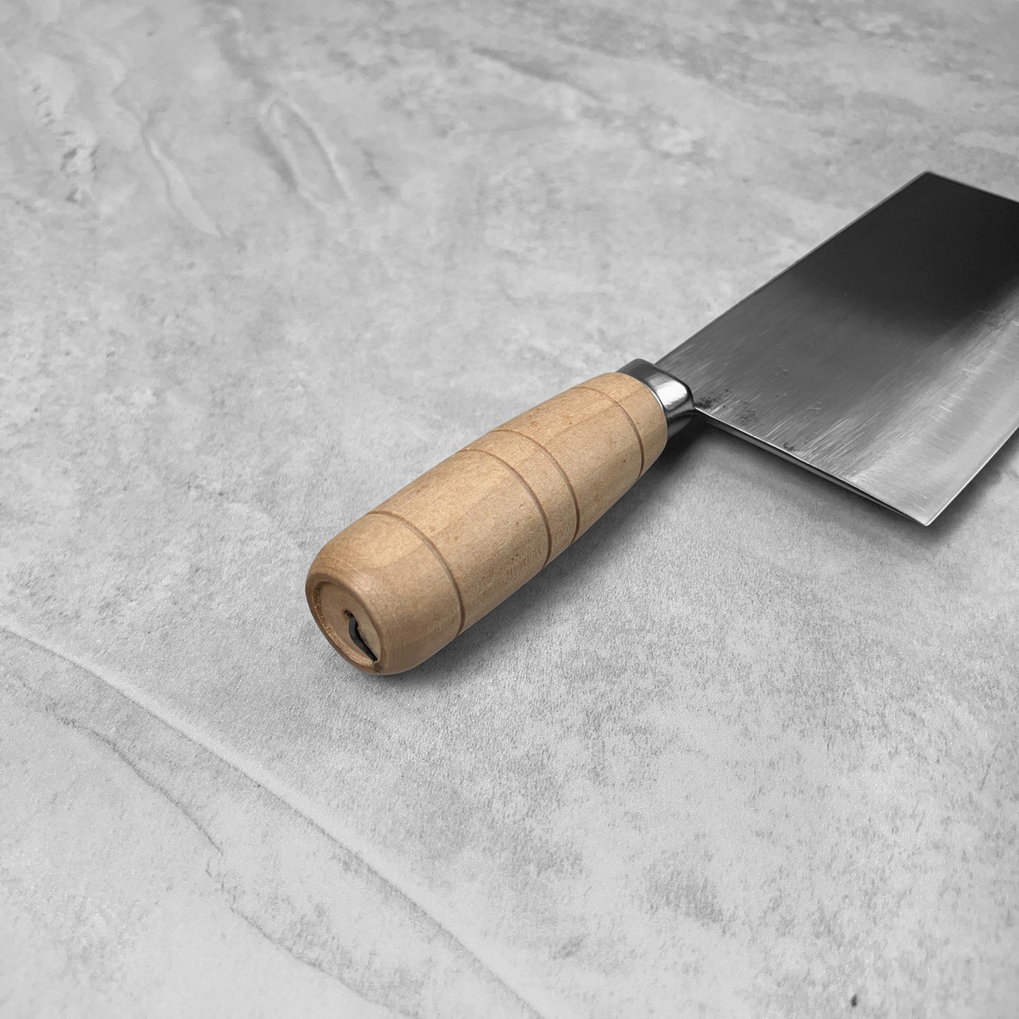 Hatsukokoro Sentan White #2 Migaki Cleaver 170mm