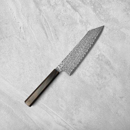 Nigara Hamono Anmon "Raindrop Damascus" SG2 Kiritsuke Gyuto