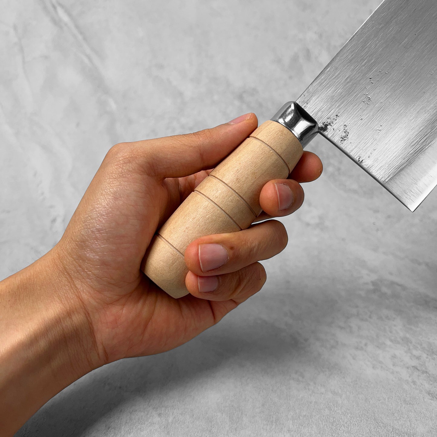 Hatsukokoro Sentan White #2 Migaki Cleaver 170mm