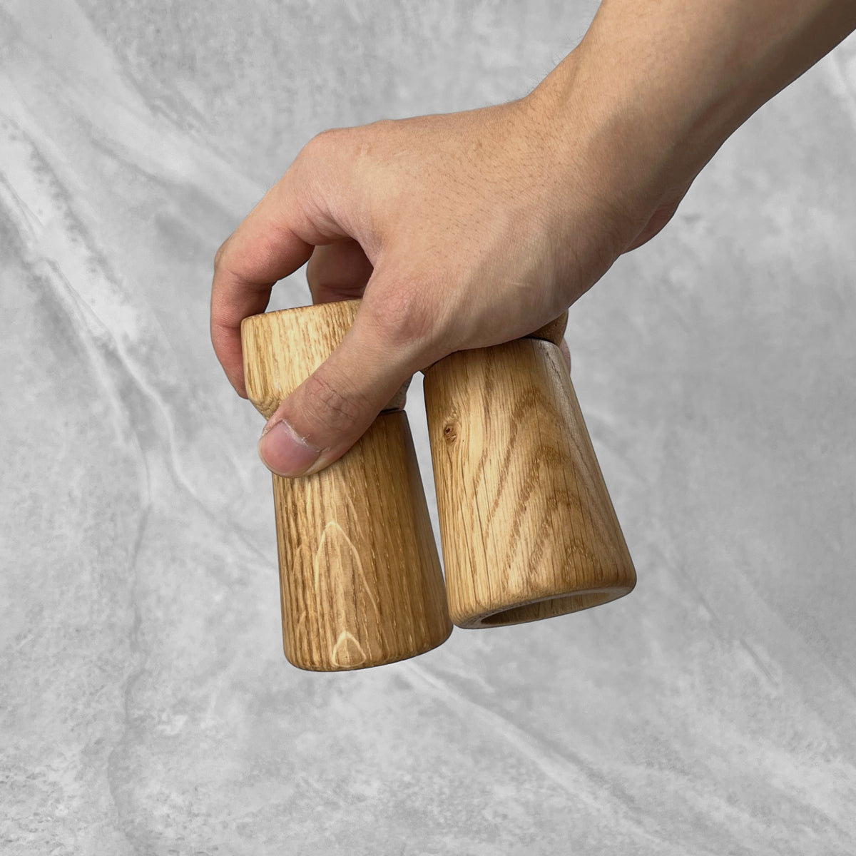 Crushgrind Amsterdam Grinder Set 11cm (Oak)