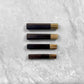 Ebony Octagonal Handle with White Buffalo Horn Ferrule