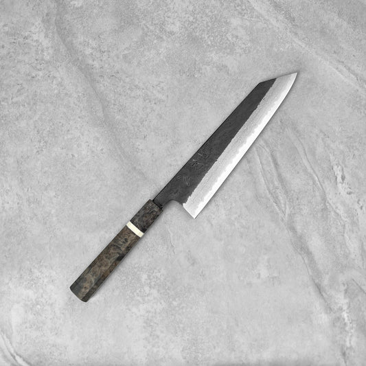 Hatsukokoro Shinkiro AS Kurouchi Damascus Kiritsuke Gyuto