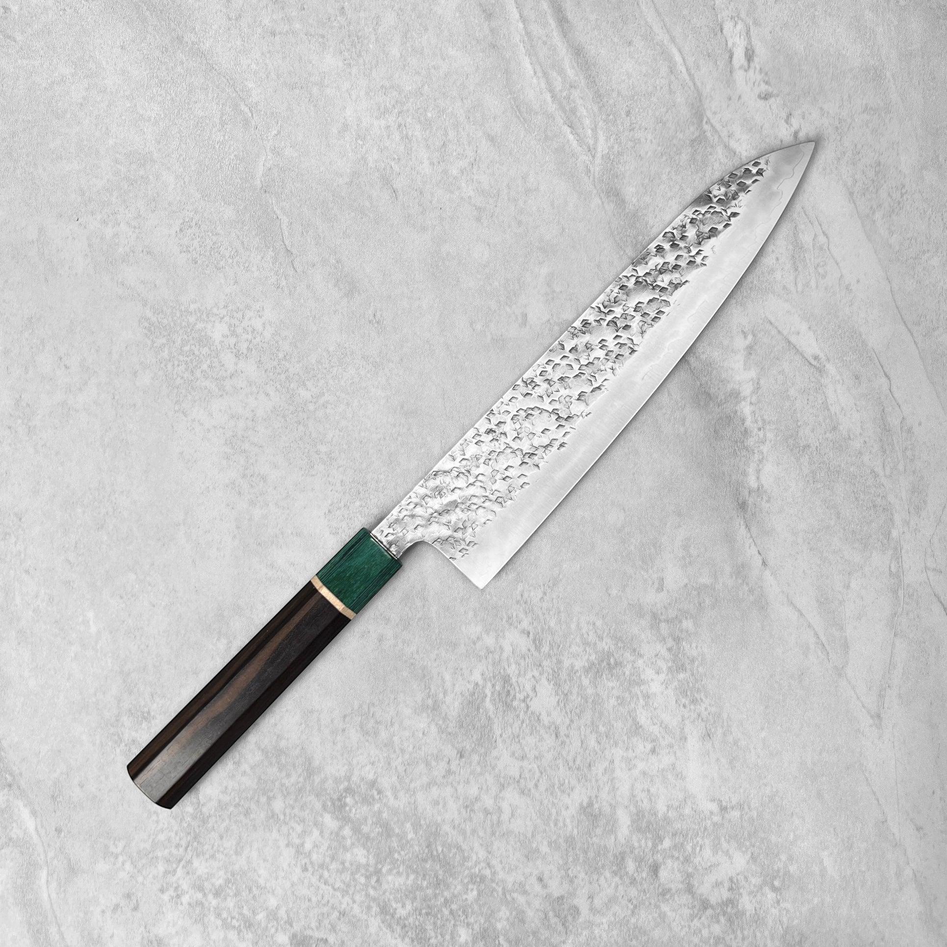 Makoto Kurosaki Samidorizuki SG STRIX Tsuchime Gyuto – Semiblack