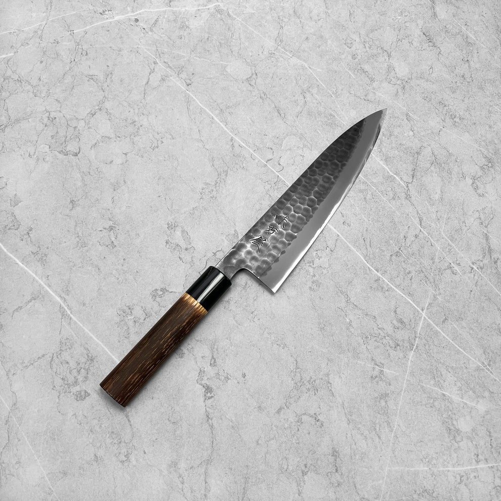 Mutsumi Hinoura "Ajikataya" Gyuto Japanese Kitchen Knife Semiblack