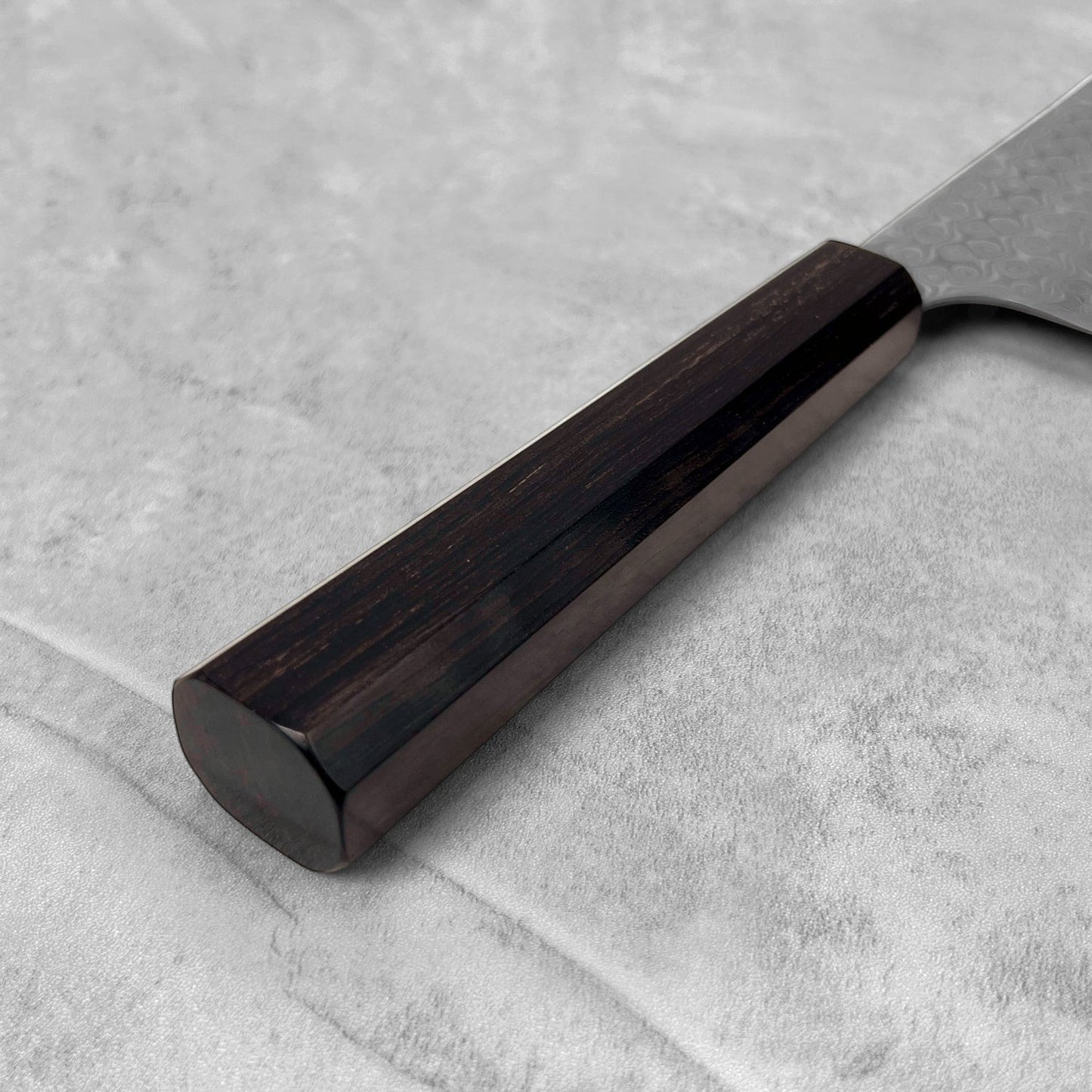 Nigara Hamono Anmon "Raindrop Damascus" SG2 Kiritsuke Gyuto