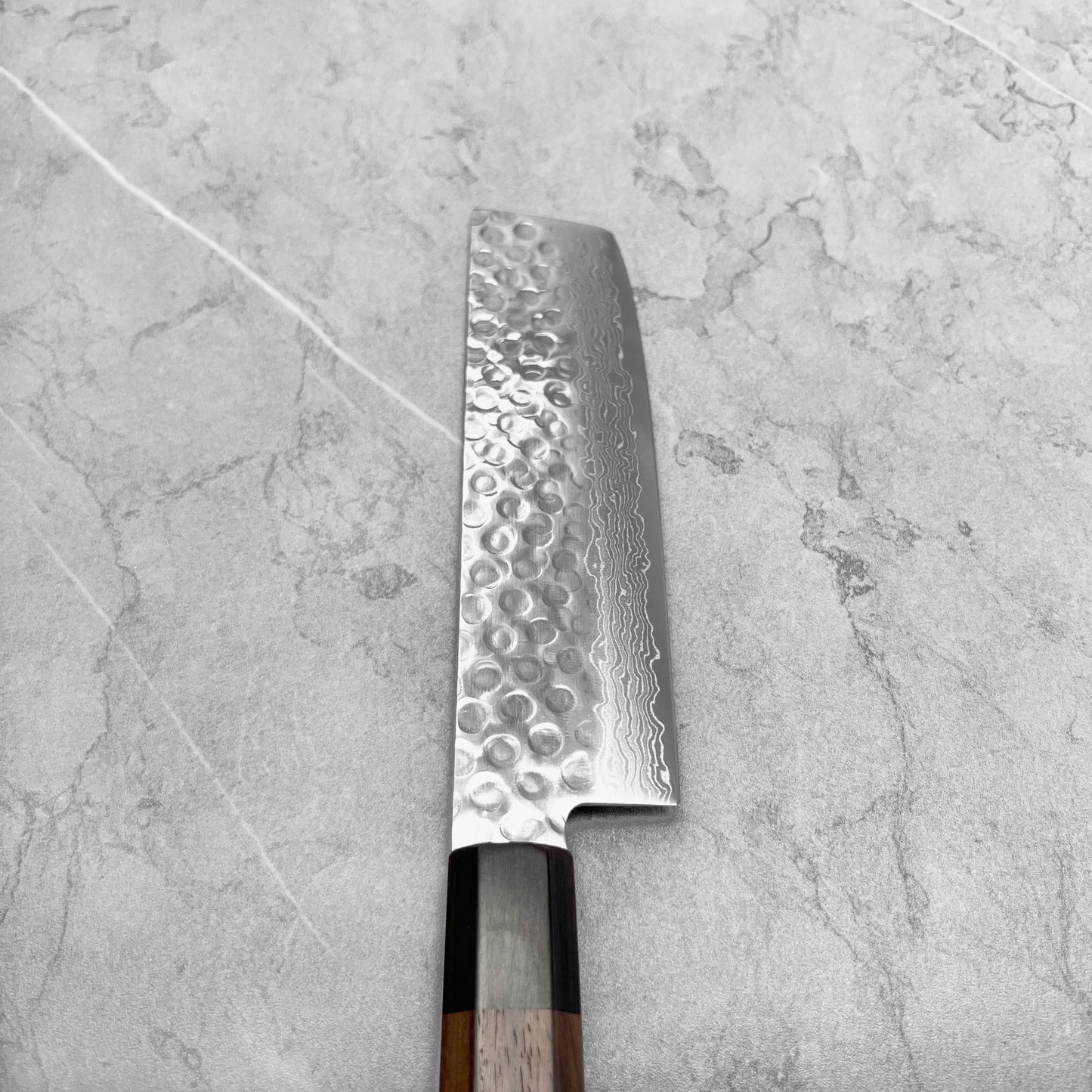 Seki 19C27 Tsuchime Damascus Nakiri 165mm