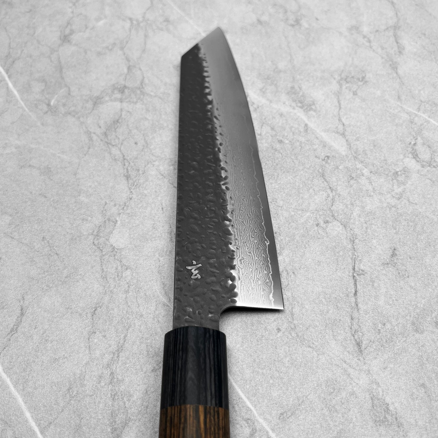 Shizu Hamono Gen Kurouchi Damascus Bunka