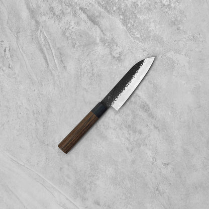 Shizu Hamono Gen VG10 Kurouchi Damascus Santoku