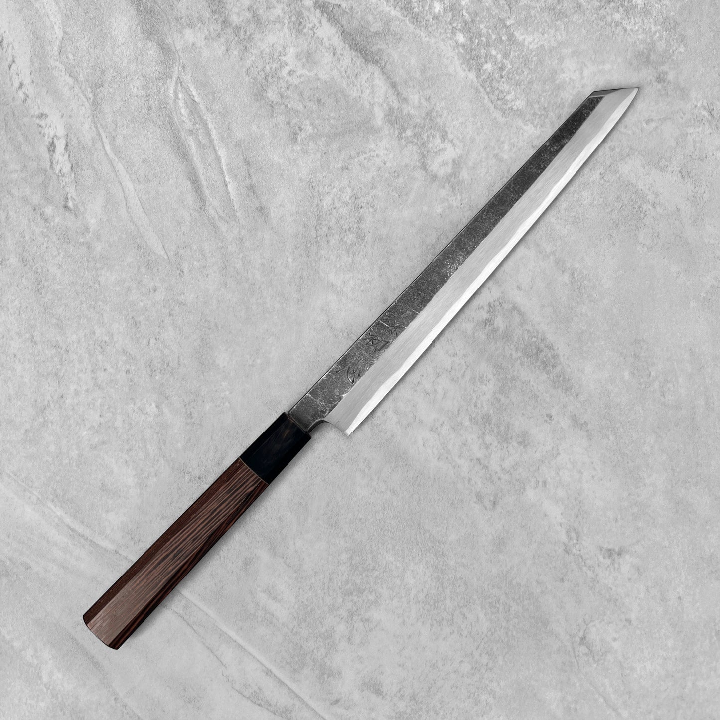 Hatsukokoro x Myojin Shirasagi Blue #2 Kurouchi Kiritsuke Yanagiba