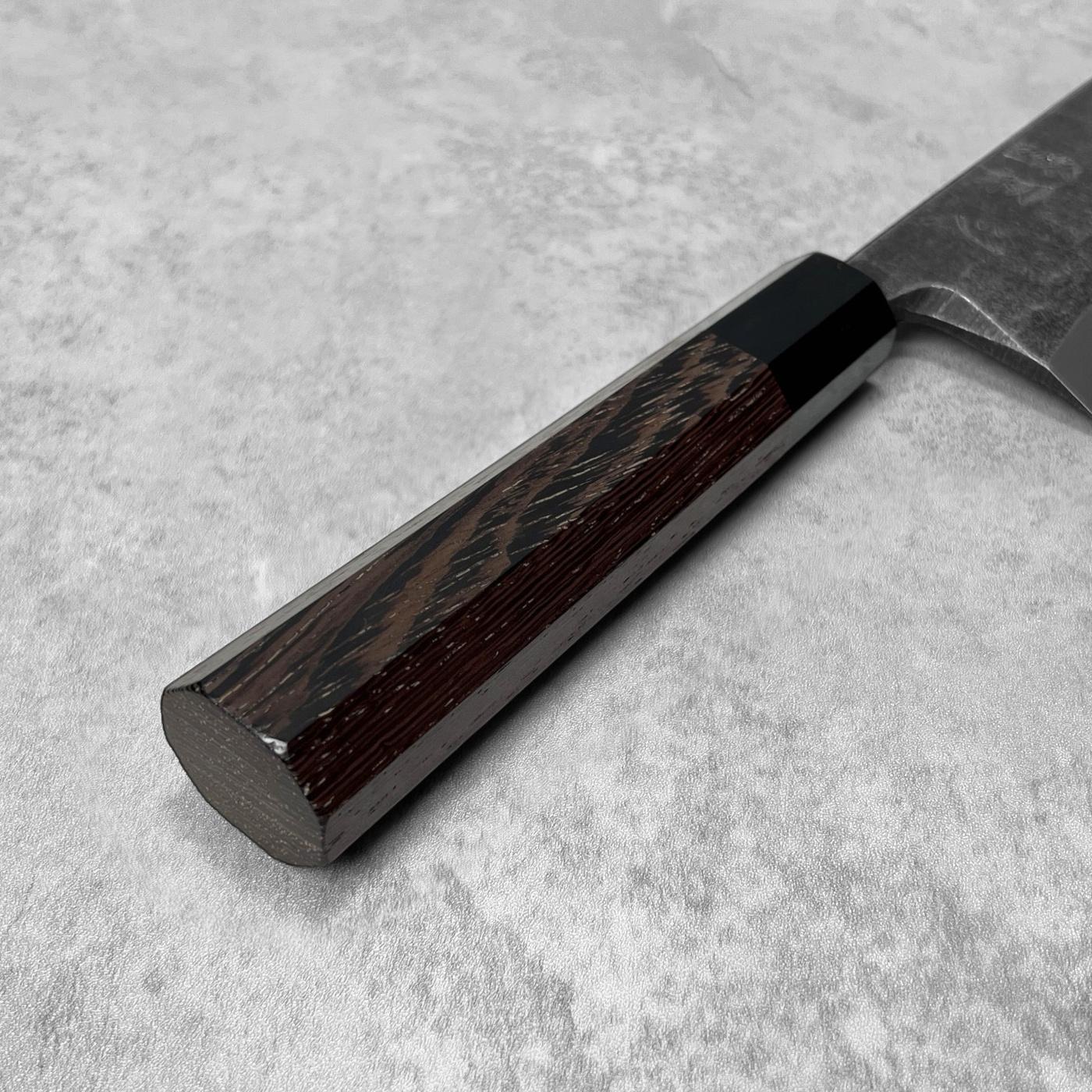 Hatsukokoro x Myojin Shirasagi Blue #2 Kurouchi Kiritsuke Deba