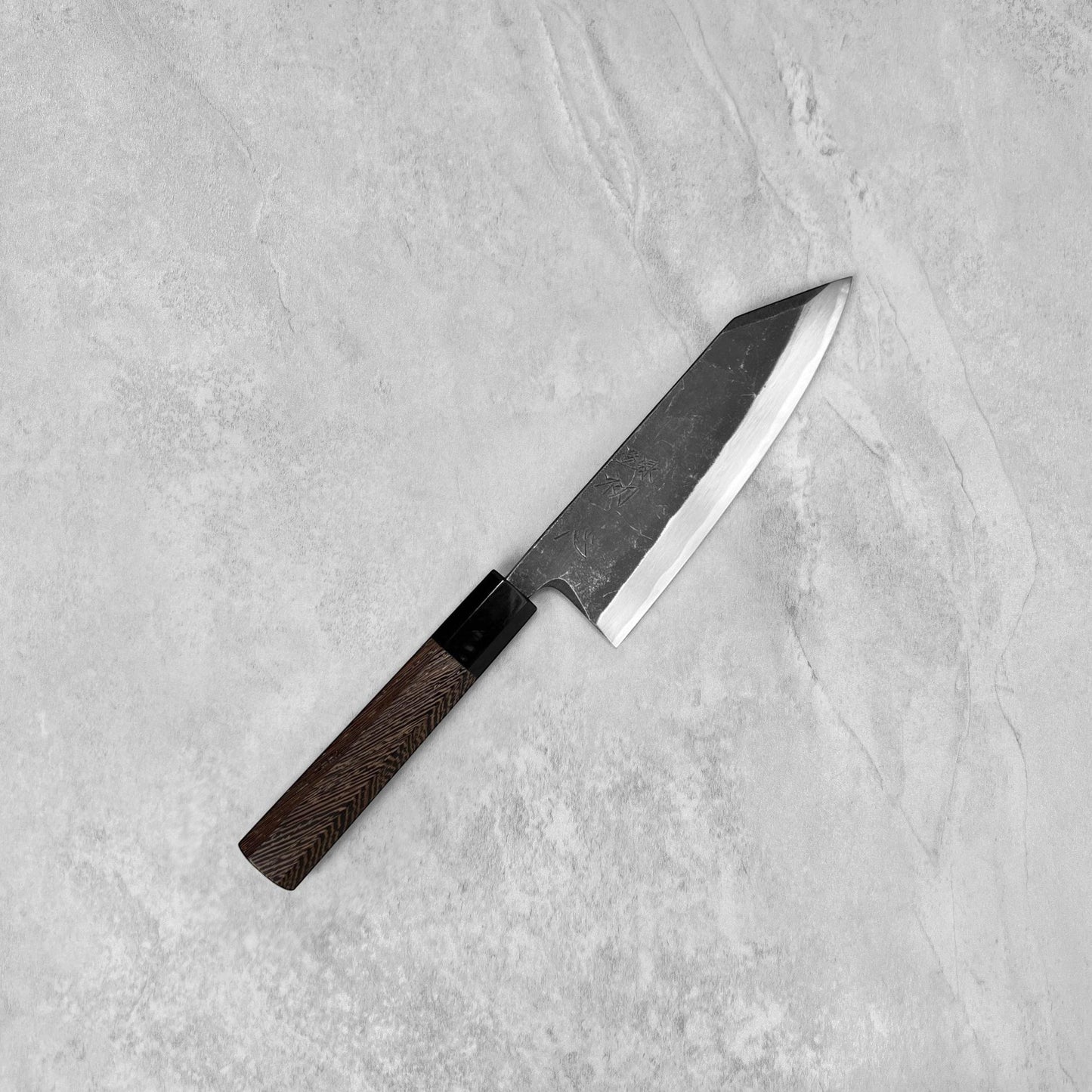 Hatsukokoro x Myojin Shirasagi Blue #2 Kurouchi Kiritsuke Deba