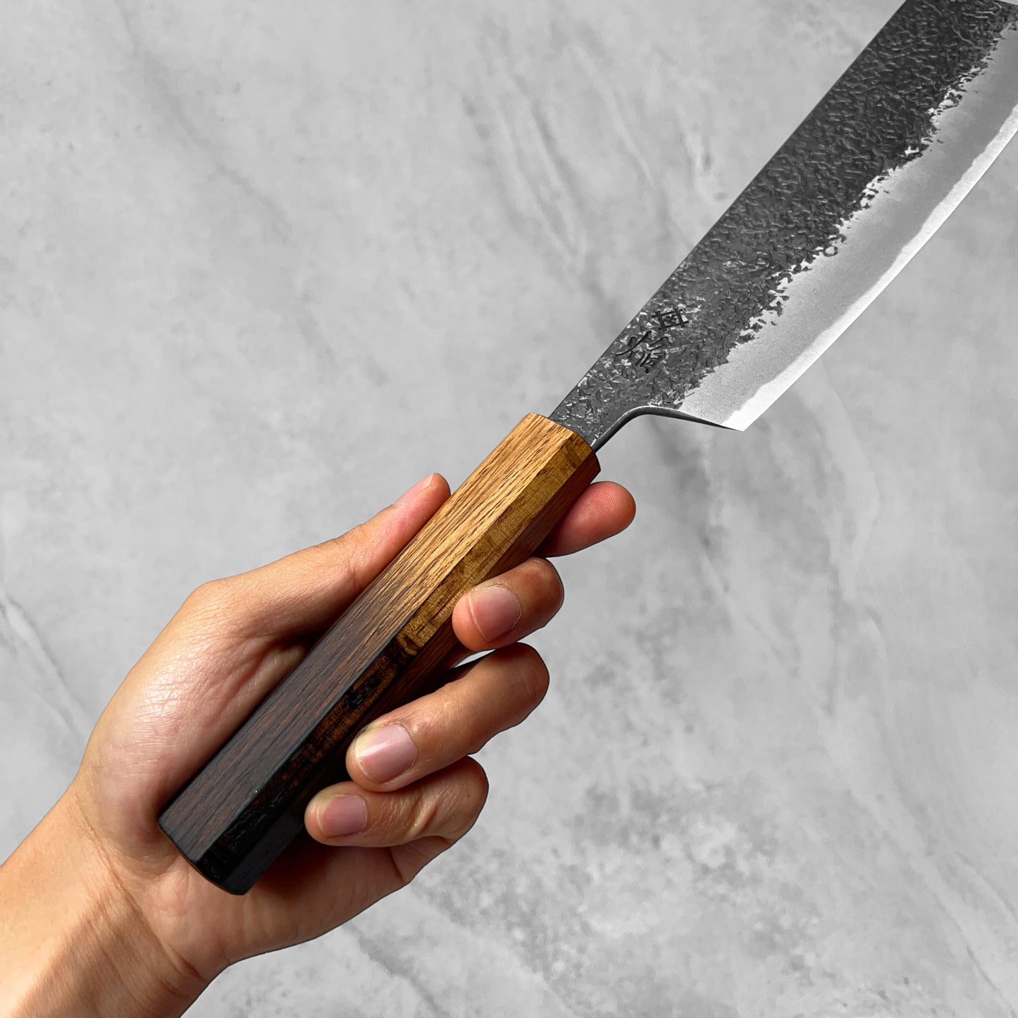 Sakai Takayuki Homura Guren Blue #2 Kurouchi Tsuchime Nakiri 180mm (by Itsuo Doi)