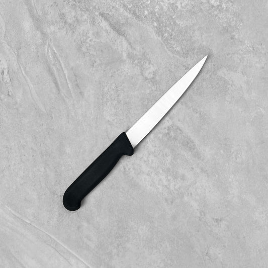 Ambrogio Sanelli Supra Nitro-B Flexible Fish Filleting Knife 180mm (Black)