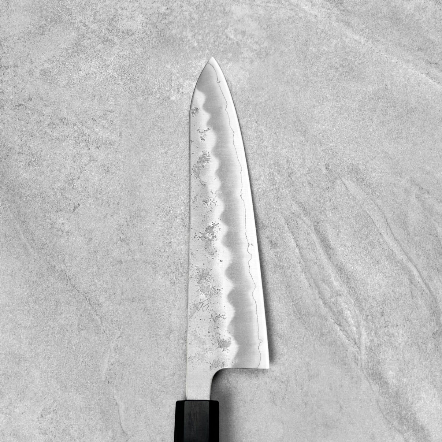 Ohishi Ginsan Nashiji Gyuto 210mm