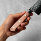 Takamura Chromax Tsuchime Brown Western Santoku 170mm