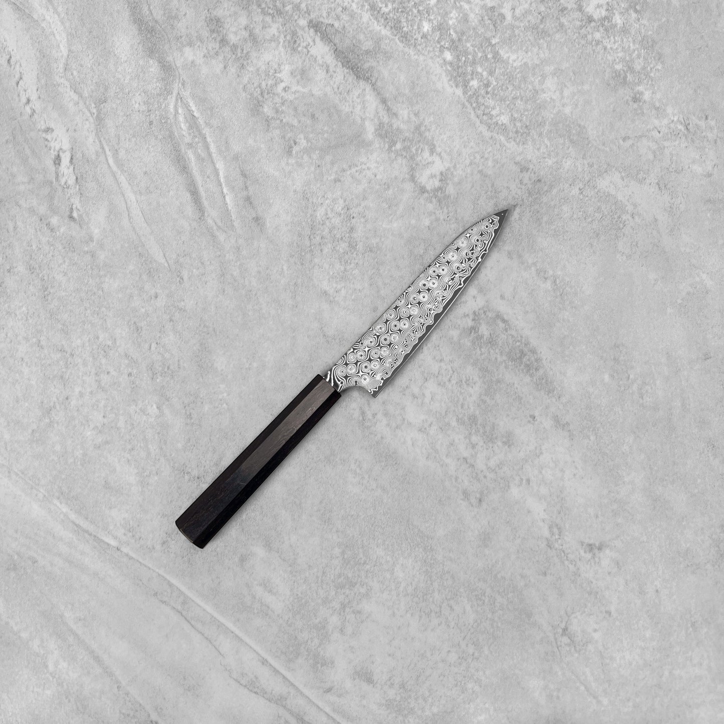 Nigara Hamono Anmon "Raindrop Damascus" SG2 Petty 150mm