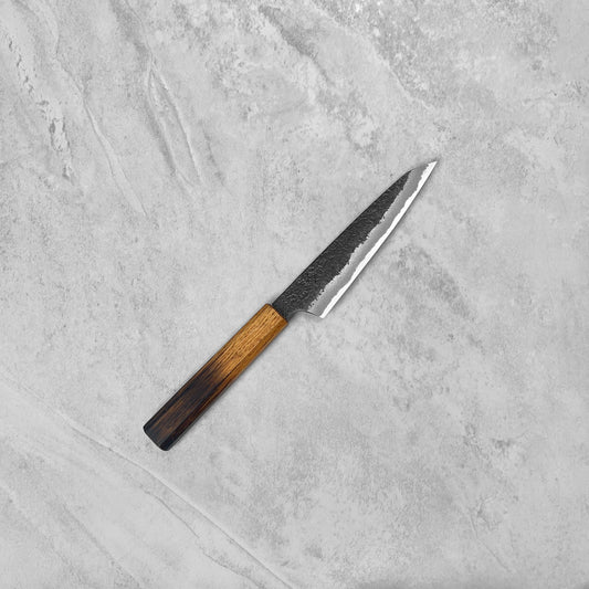 Sakai Takayuki Homura Guren Blue #2 Kurouchi Tsuchime Petty 150mm (by Itsuo Doi)