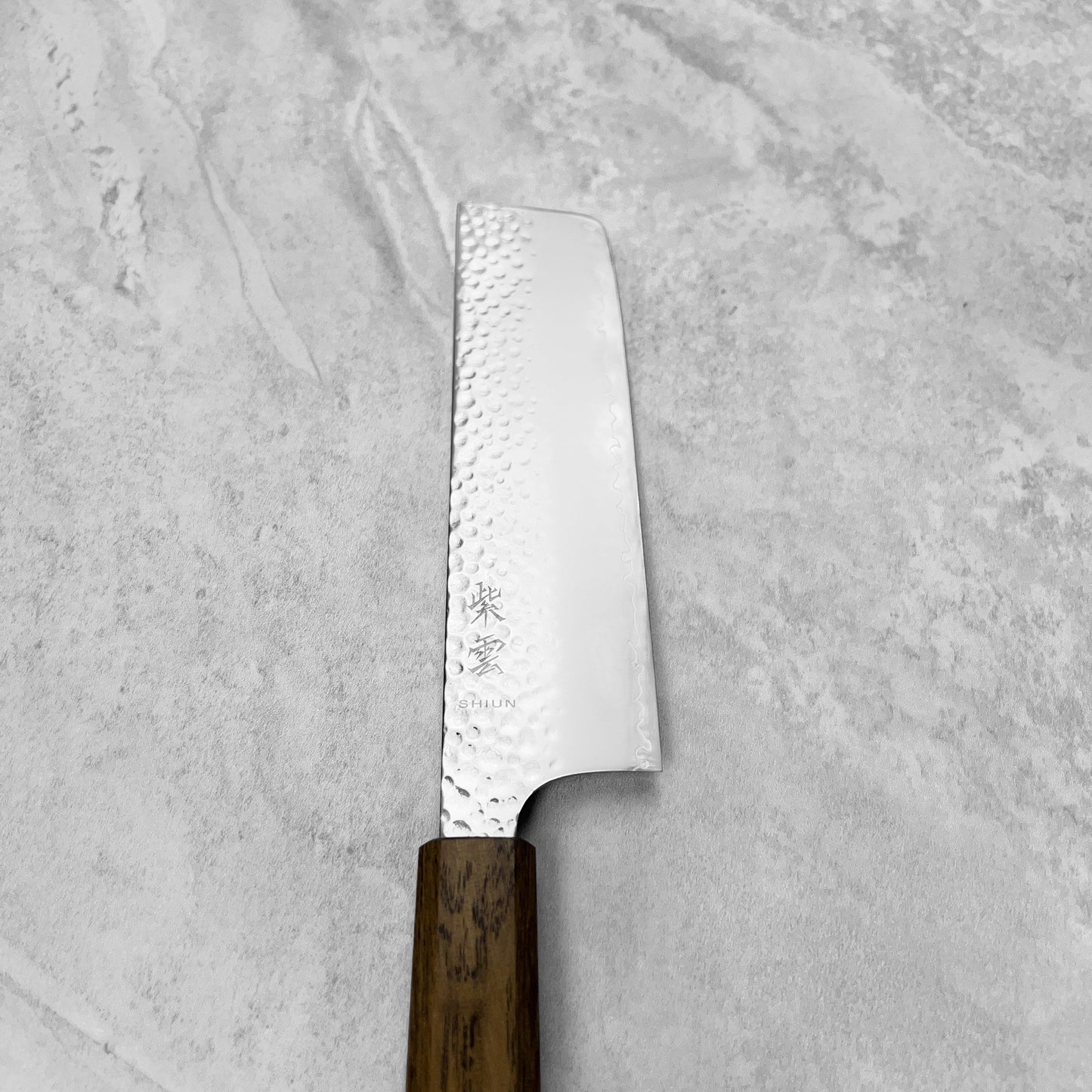 Seki Kanetsugu Shiun VG10 Soot Black Nakiri 165mm