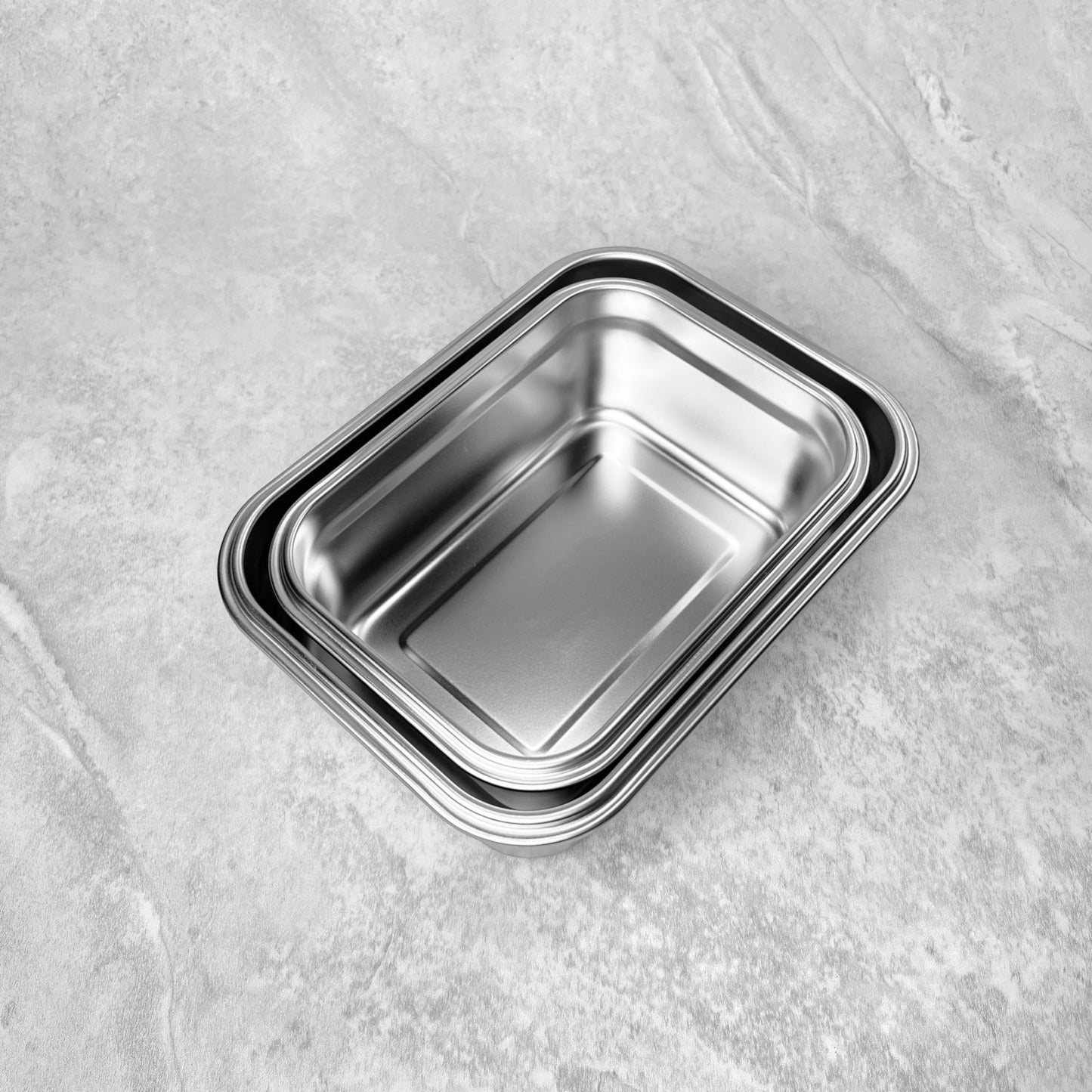 Semiblack Microwavable Stainless Steel Container