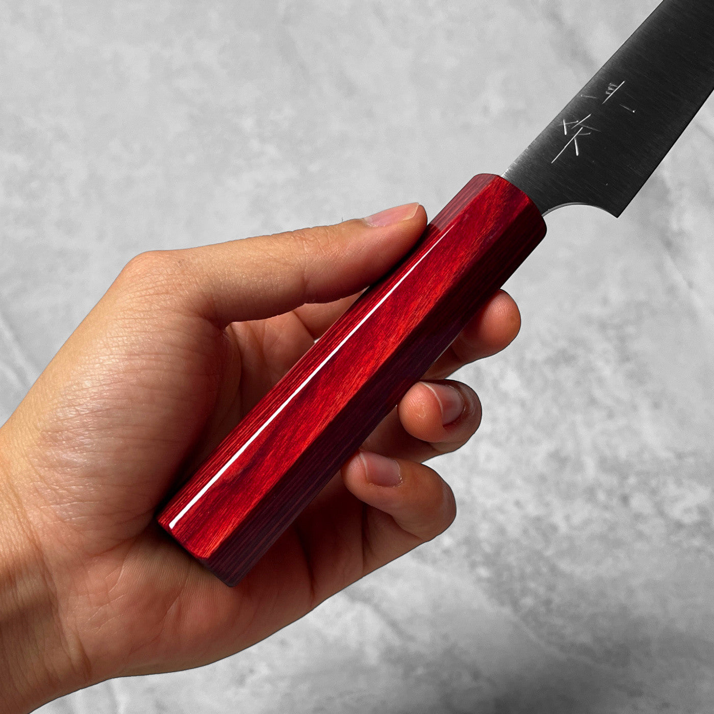 Kei Kobayashi SG2 Migaki Petty 150mm (Red Urushi Handle)