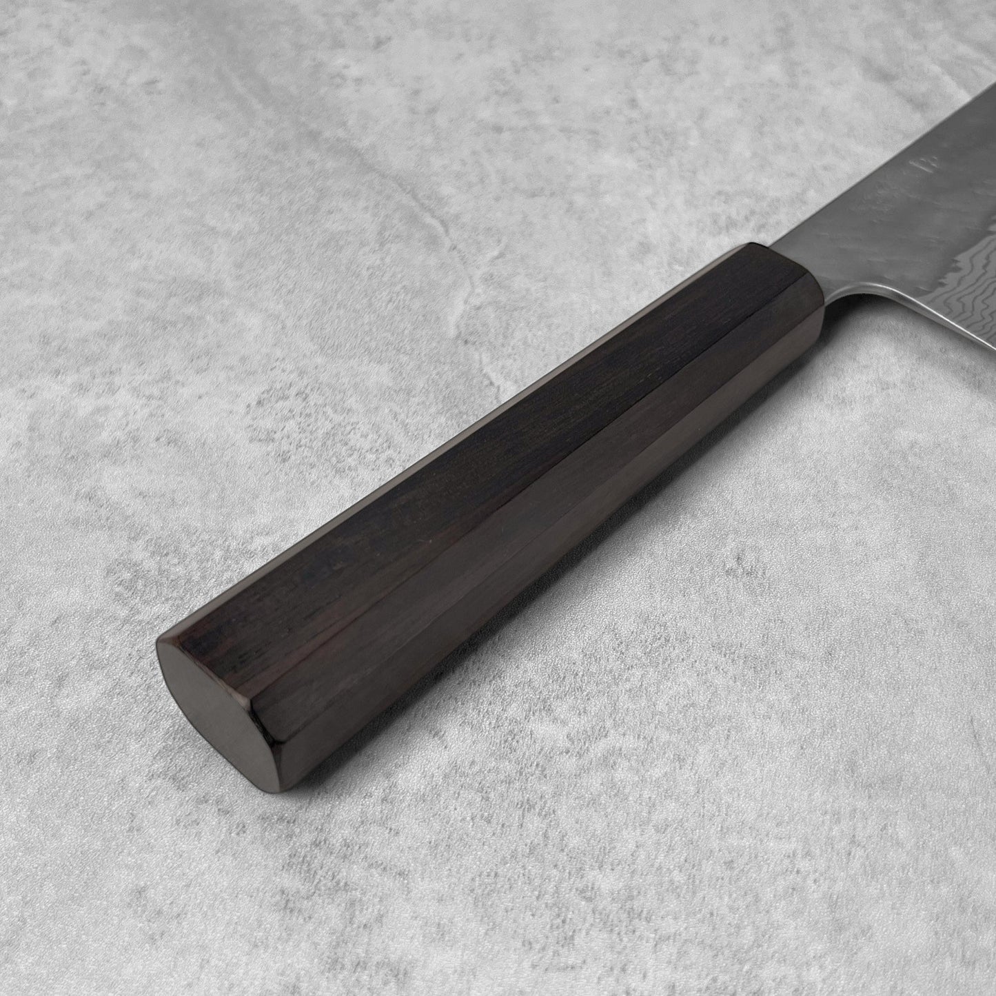 Nigara Hamono VG10 Tsuchime Damascus Santoku 180mm