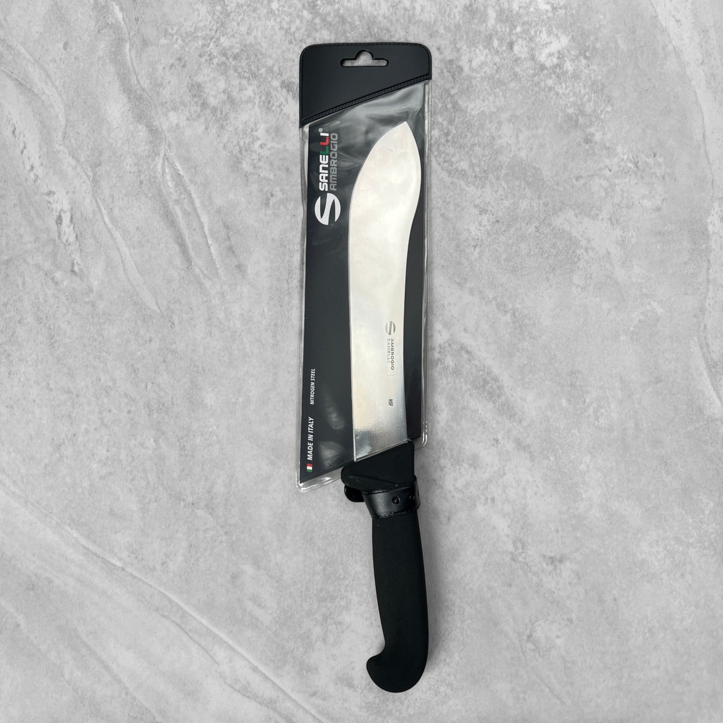 Ambrogio Sanelli Supra Nitro-B Butcher Knife (Black)