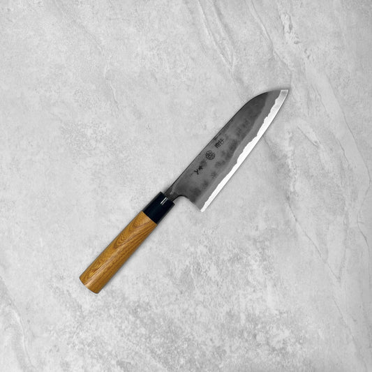 Kyohei Shindo Blue #2 Kurouchi Santoku 165mm
