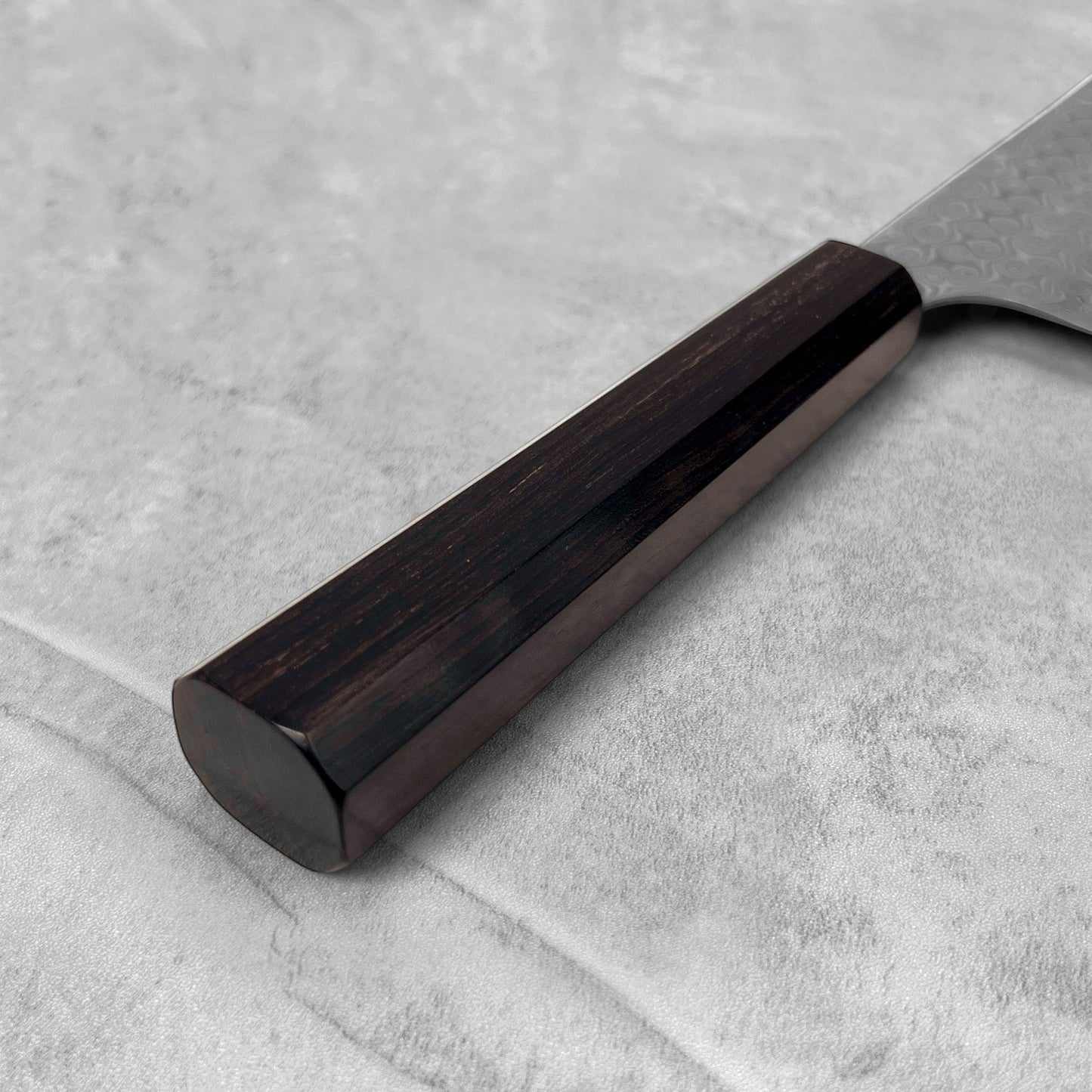 Nigara Hamono Anmon "Raindrop Damascus" SG2 Bunka 180mm