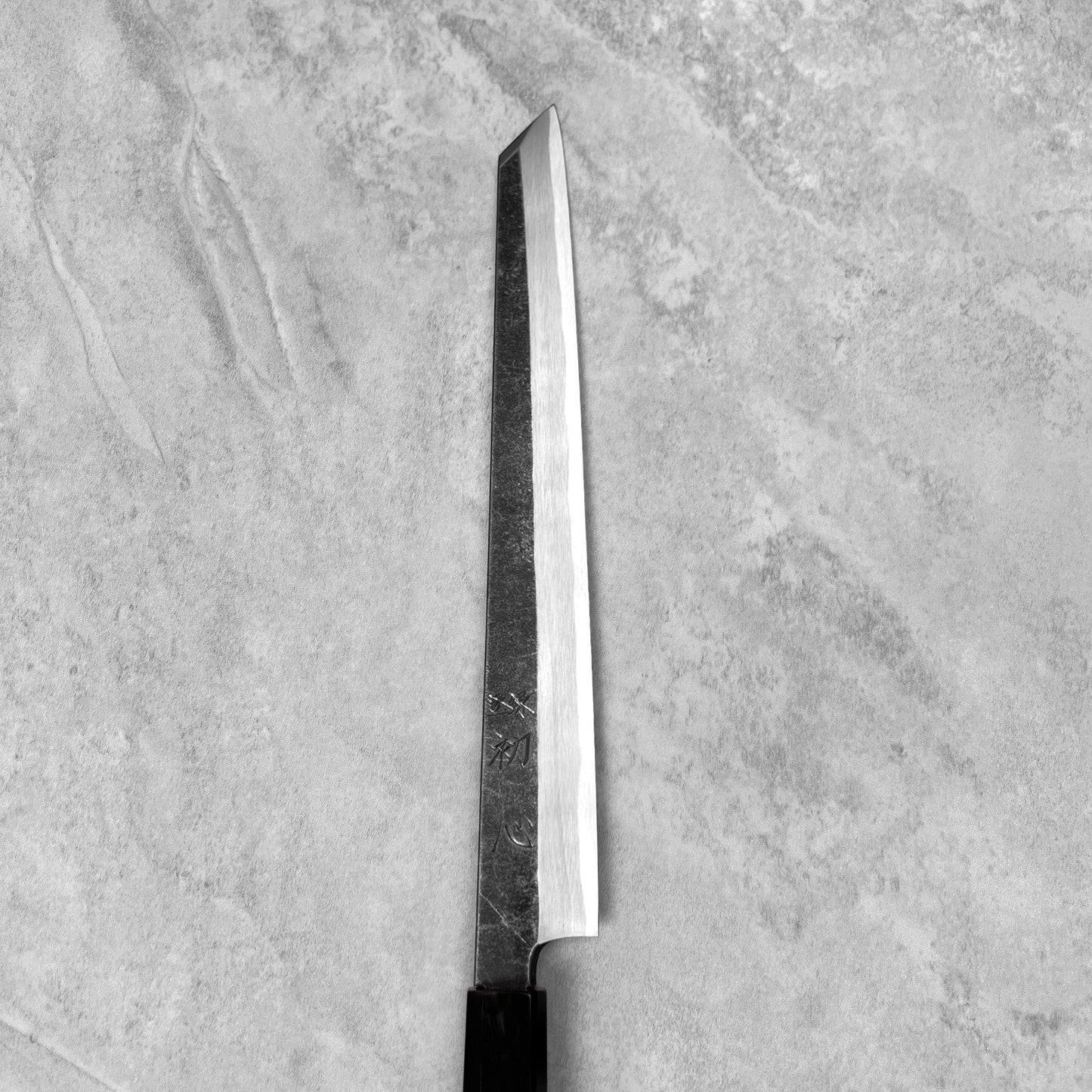 Hatsukokoro x Myojin Shirasagi Blue #2 Kurouchi Kiritsuke Yanagiba