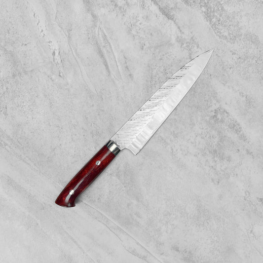 Takeshi Saji SG STRIX Tsuchime Red Opal Gyuto 210mm