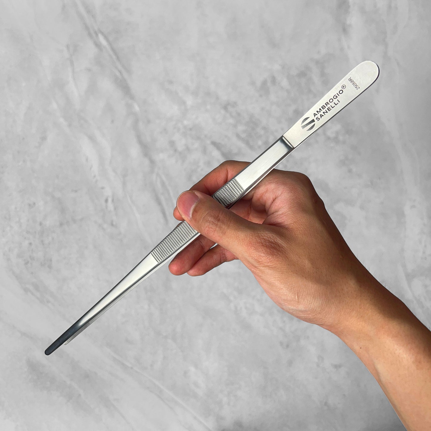 Ambrogio Sanelli Stainless Steel Straight Pasta Tweezer 300mm
