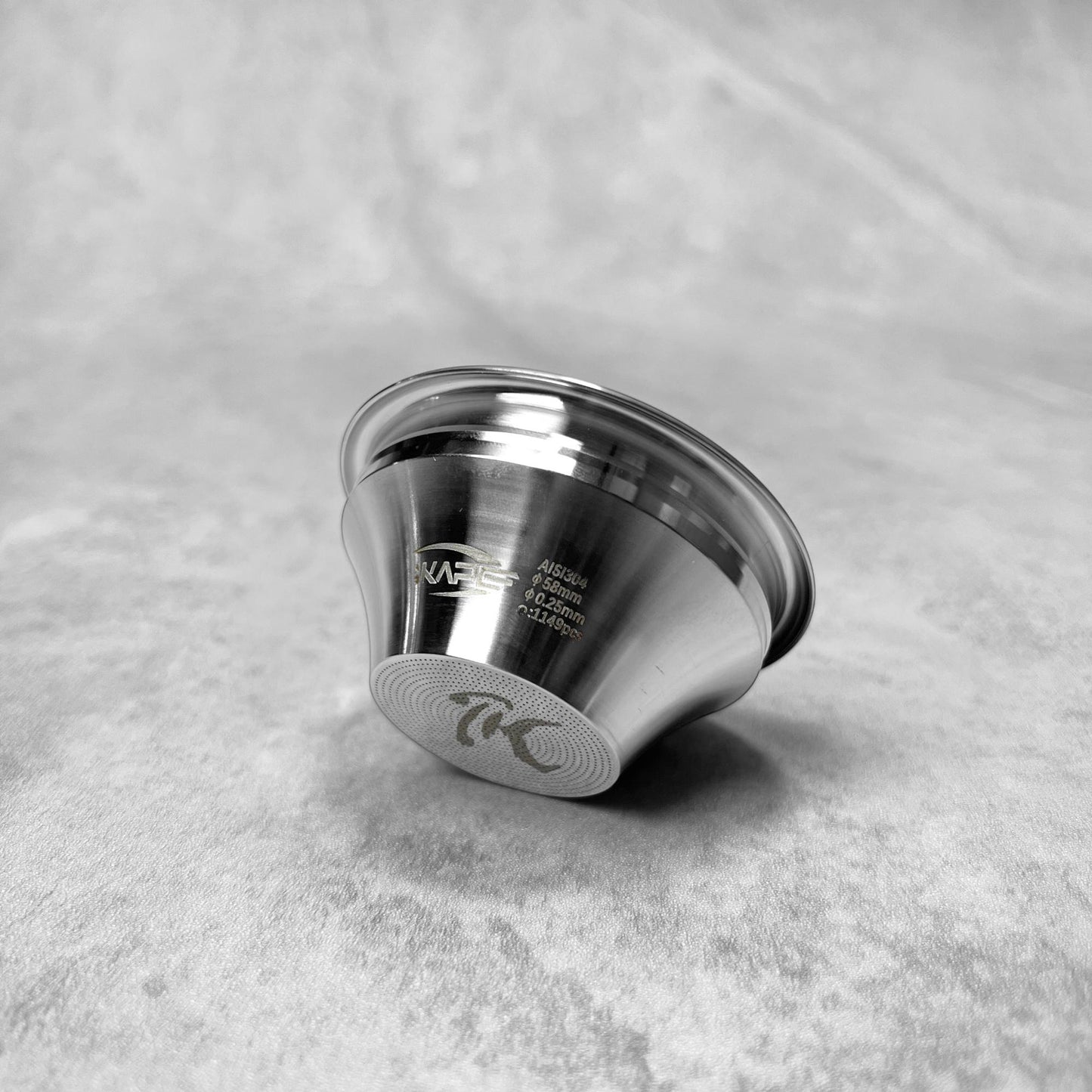 IKAPE Variable Diameter Convex Espresso Filter Basket
