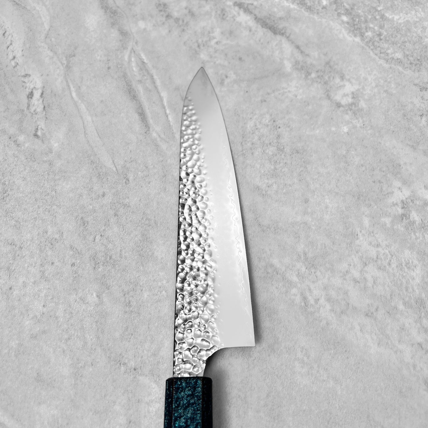 Seki Kanetsugu Shiun VG10 Cerulean Blue Gyuto 200mm