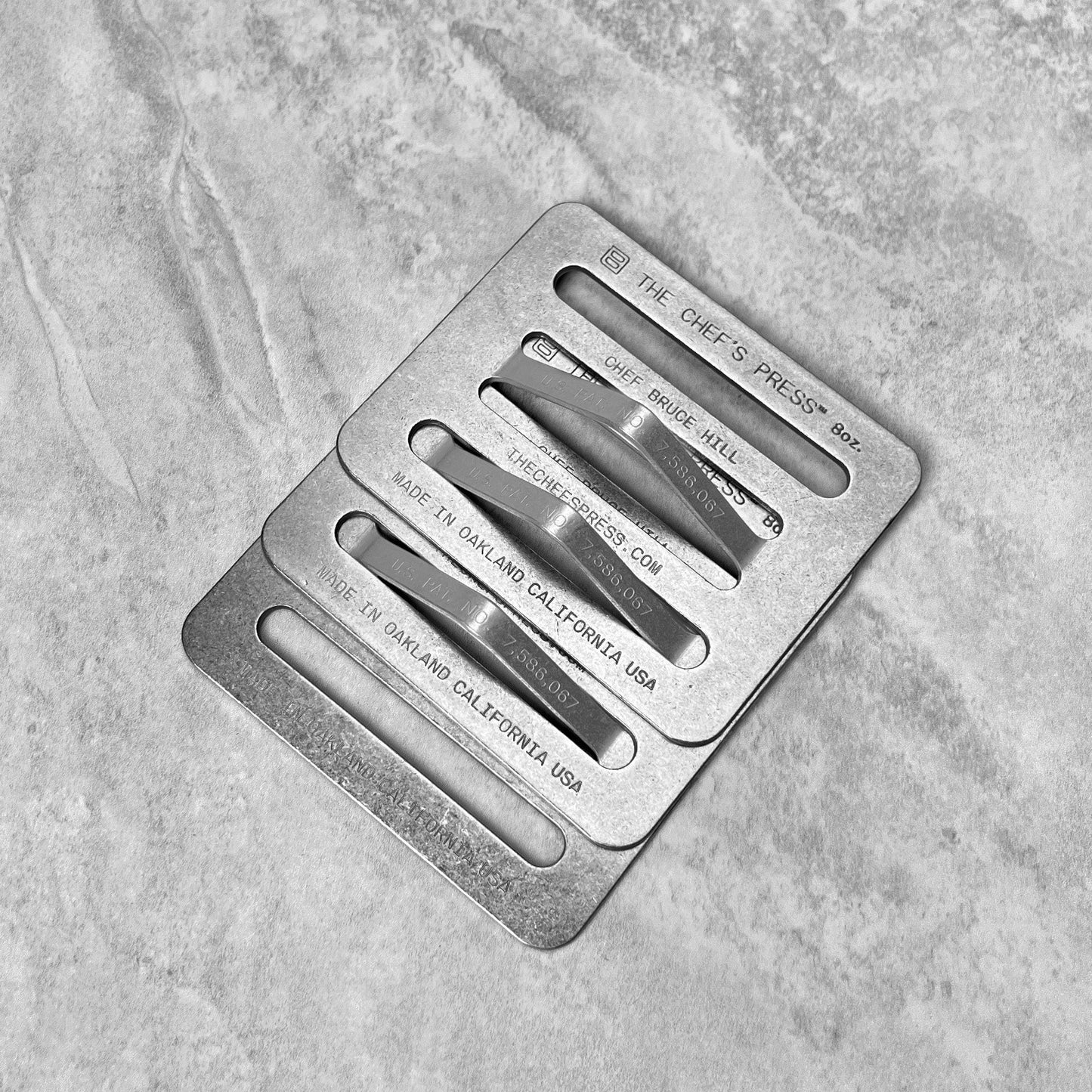 The Chef's Press 8, 13, 18 and 16oz. Round